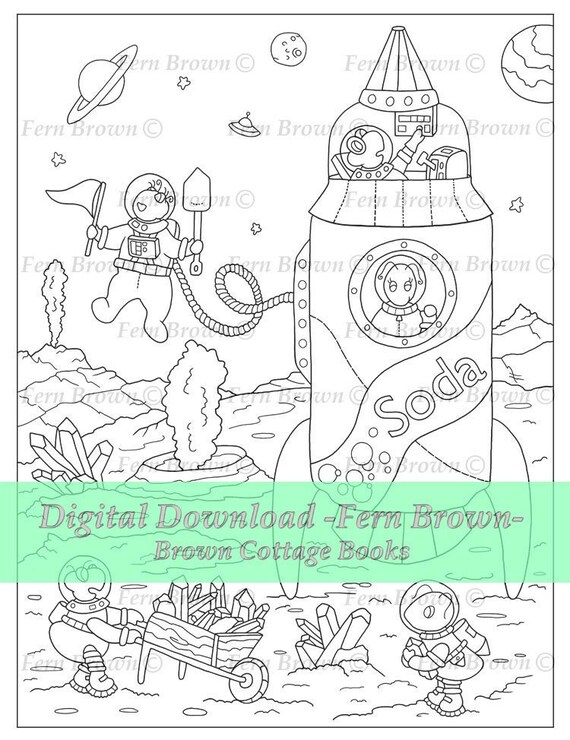 Bug coloring page outer space soda can descarga