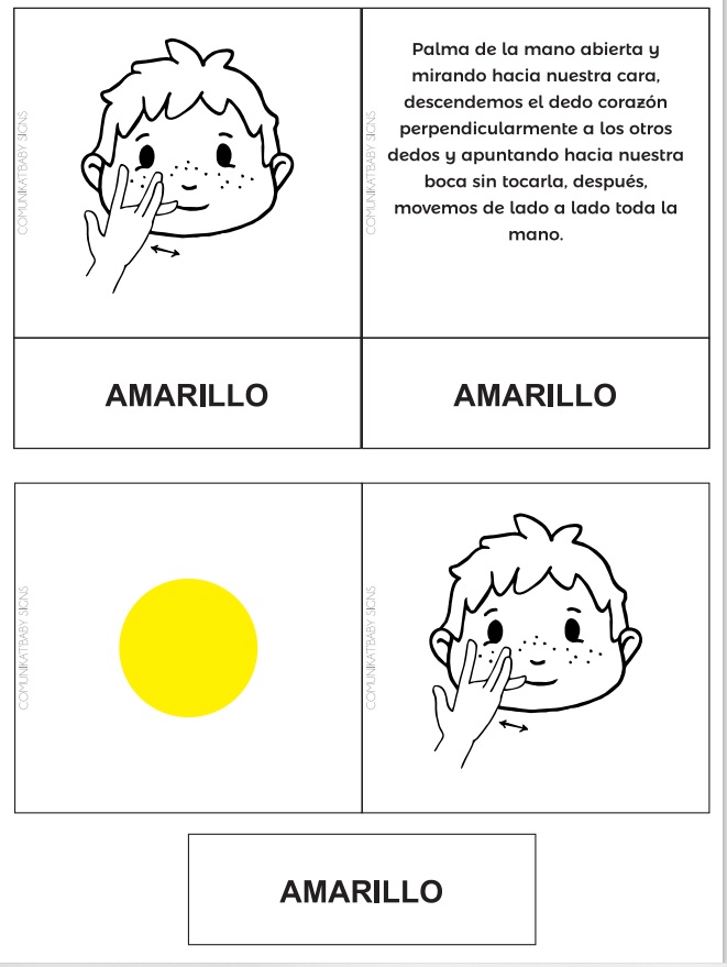 Los colores â signos basados en la lse â cursos unikat baby signs