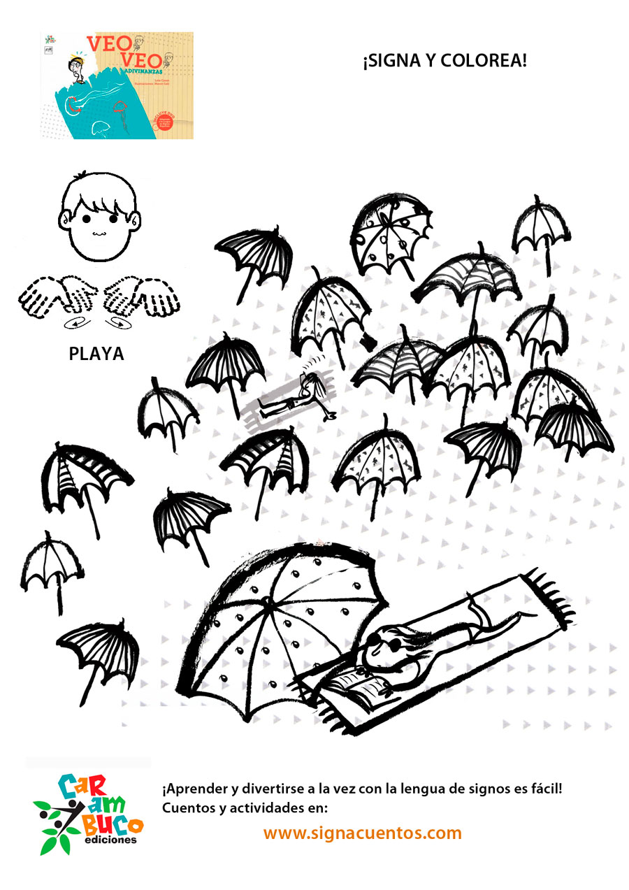 Veo veo colorea