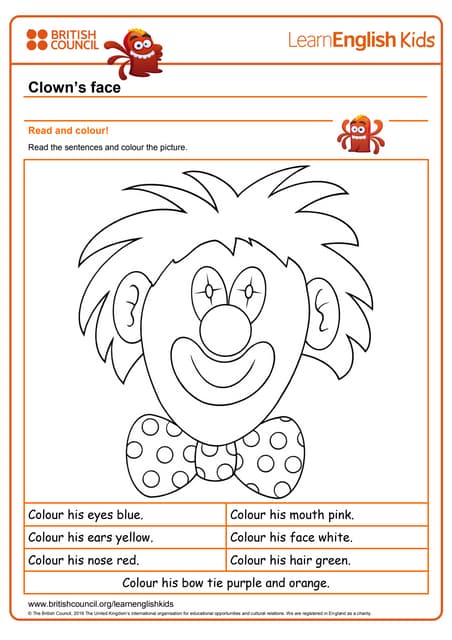 Colouring pages