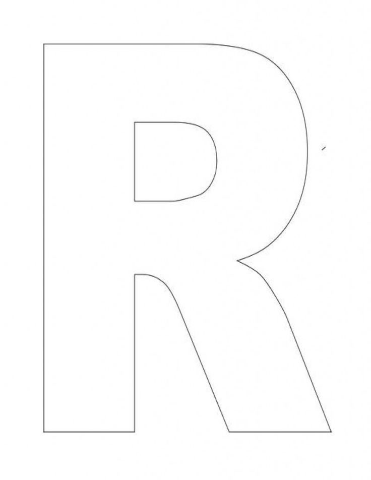 Letter r coloring pages printable