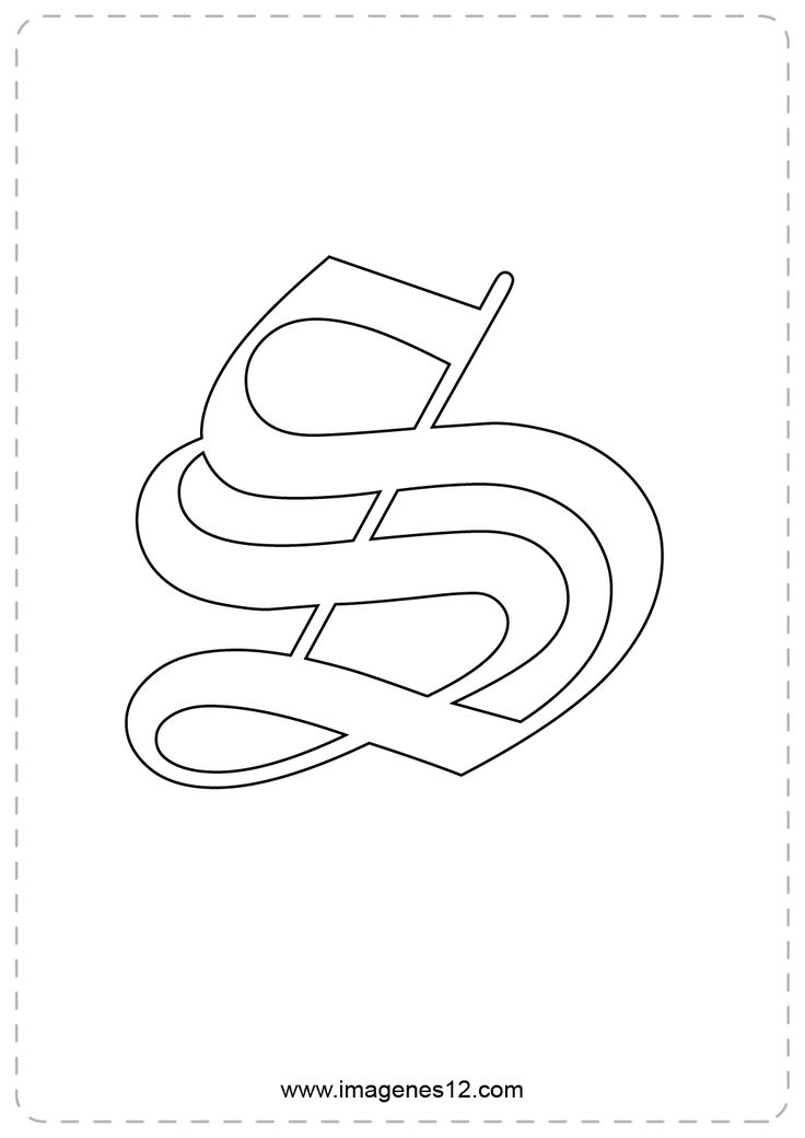 Letras s para imprimir letra s para imprimir imãgen de letras letra s