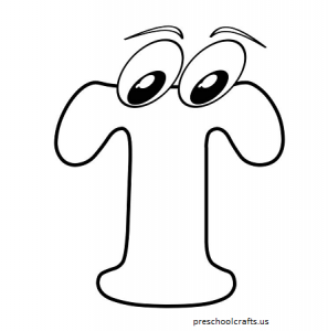 Letter t coloring pages for kids alfabeto letras do alfabeto letras