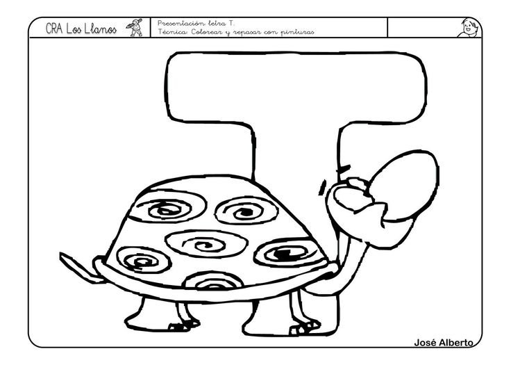 Lectocritura con la letra t
