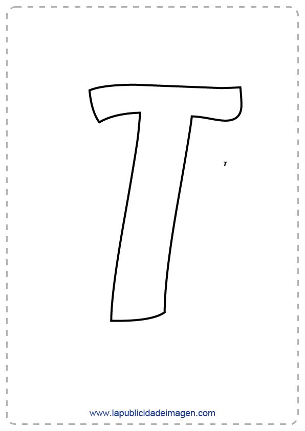 Letras t pa imprimir plantillas de letras imprimir sobres letras