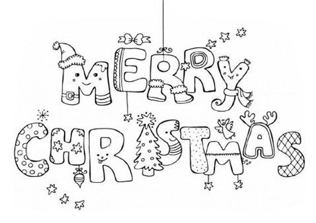 Merry christmas free christmas coloring pages christmas coloring cards christmas coloring sheets