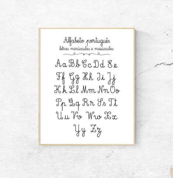Alfabeto portuguãªs letras maiãºsculas portuguesas portuguese alphabet letras portuguesas portuguese language print letters alphabet