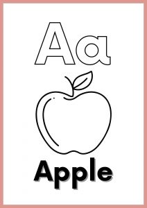 Free letter a pictures worksheets printable pdf