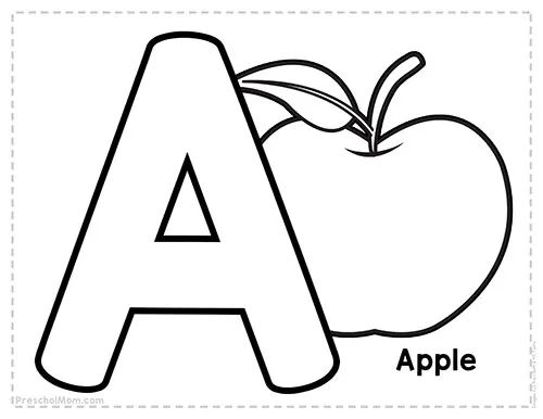Alphabet coloring pages alphabet coloring pages letter a coloring pages alphabet coloring