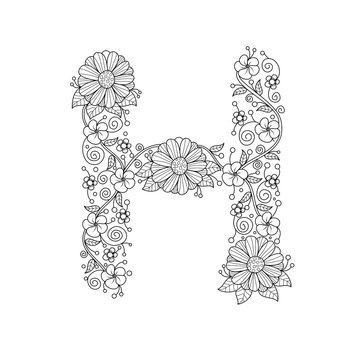 Adult coloring letters images â browse photos vectors and video