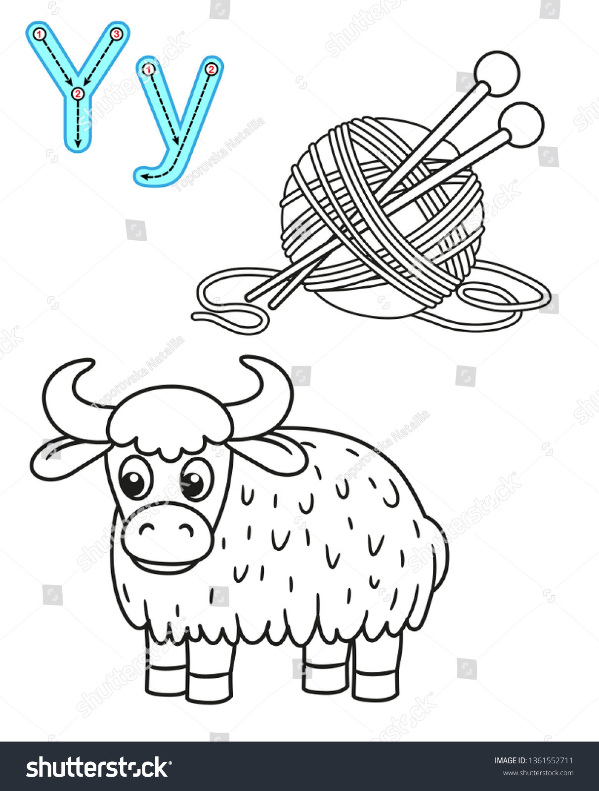 Printable coloring page kindergarten preschool card stock vector royalty free