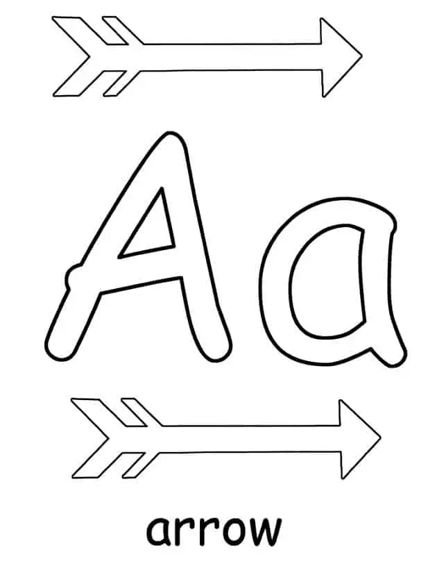 Letter a printables for preschool