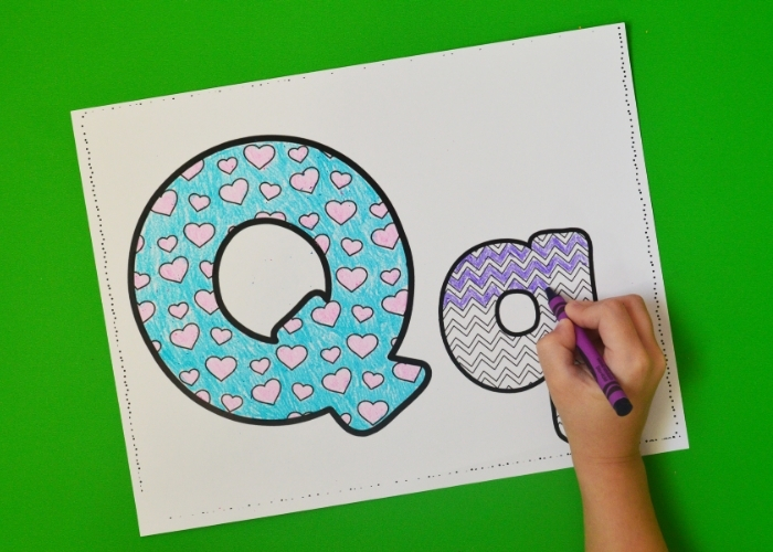 Free printable alphabet coloring pages