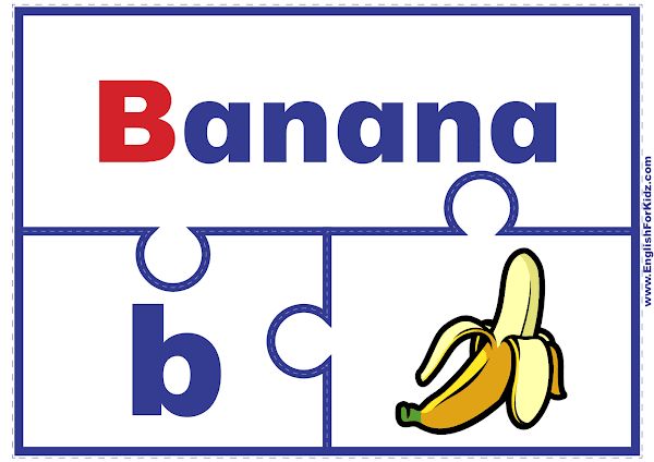 Printable matching puzzle to learn letter b letter b worksheets learning letters learn english alphabet