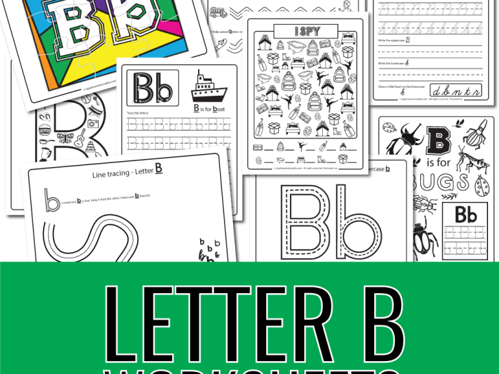 Letter b worksheets â free printables â daydream into reality