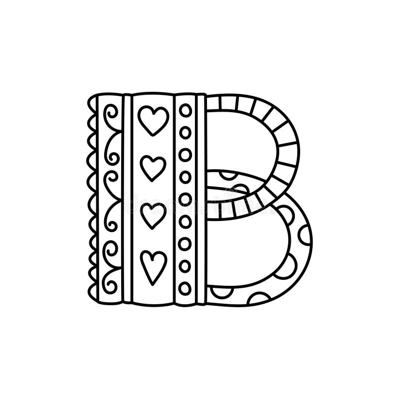 Ornamental letter b stock illustrations â ornamental letter b stock illustrations vectors clipart
