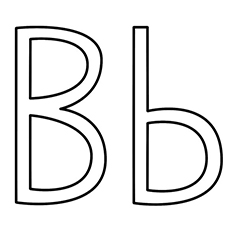 Top free printable letter b coloring pages online