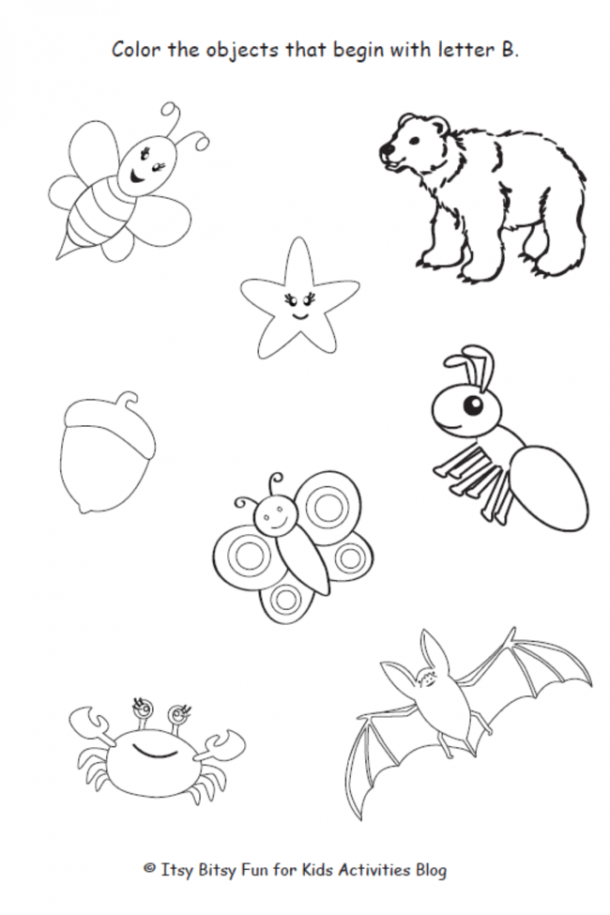 Free letter b worksheets for preschool kindergarten kids activities blog