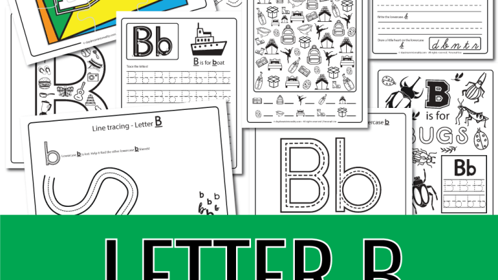 Letter b worksheets â free printables â daydream into reality