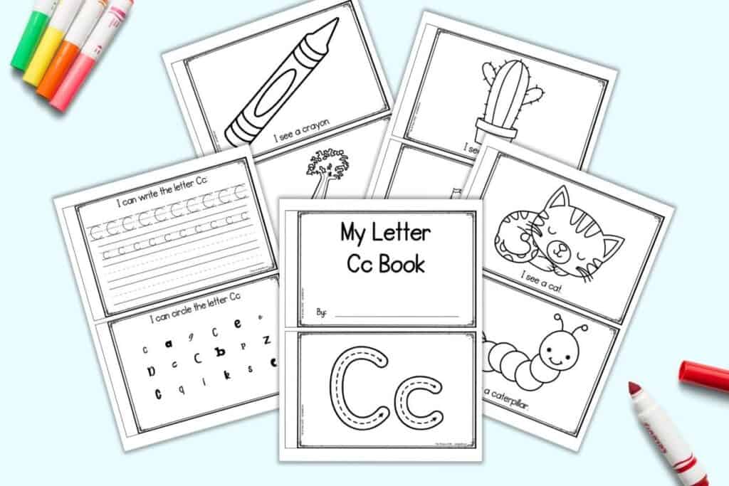 Free printable letter c book emergent reader