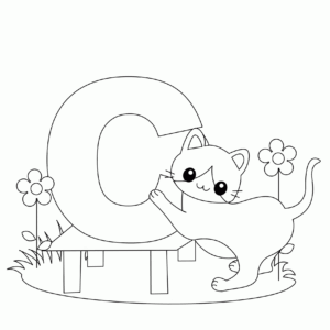 Letter c coloring pages printable for free download