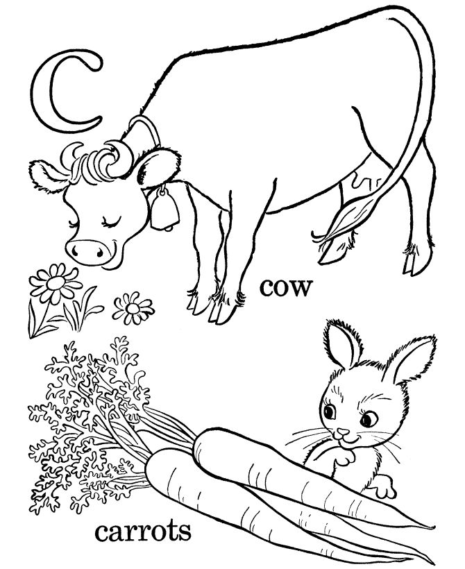 Bluebonkers free printable alphabet coloring pages