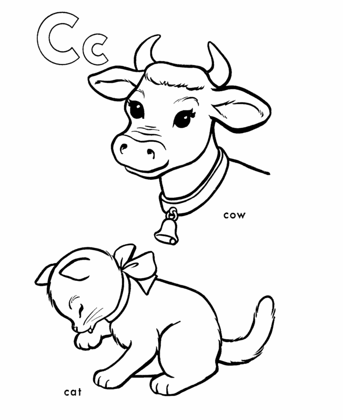 Abc alphabet coloring sheets