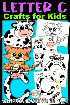 Letter c crafts ideas letter c crafts cow craft crafts
