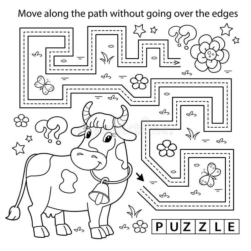 Cow coloring sheet stock illustrations â cow coloring sheet stock illustrations vectors clipart