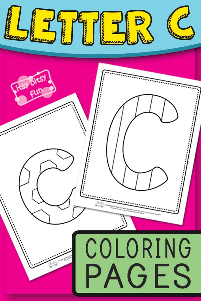 Letter c coloring pages