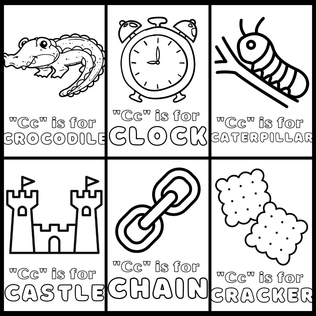 Captivating c coloring pages printable pdf