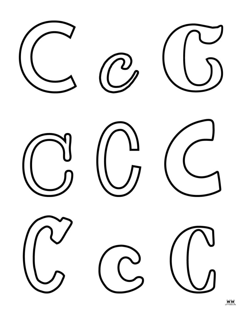 Letter c worksheets