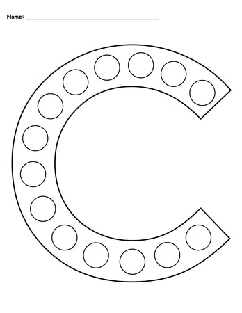 Free preschool letter c worksheets and printables ages