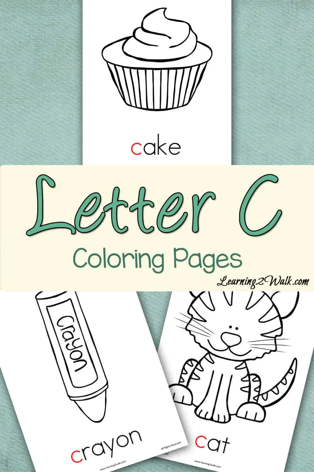 Preschool letter activities letter c coloring pages