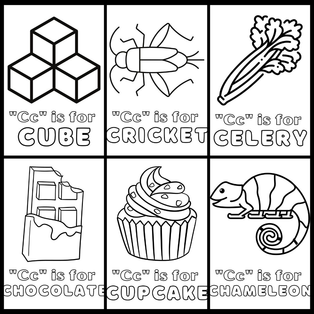 Captivating c coloring pages printable pdf