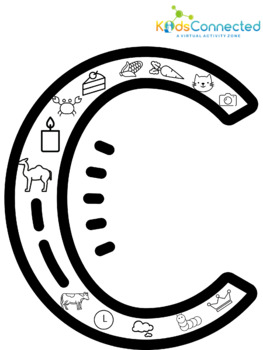 Letter c coloring sheet by kids connected resources tpt