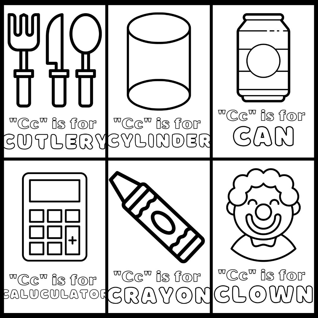 Captivating c coloring pages printable pdf