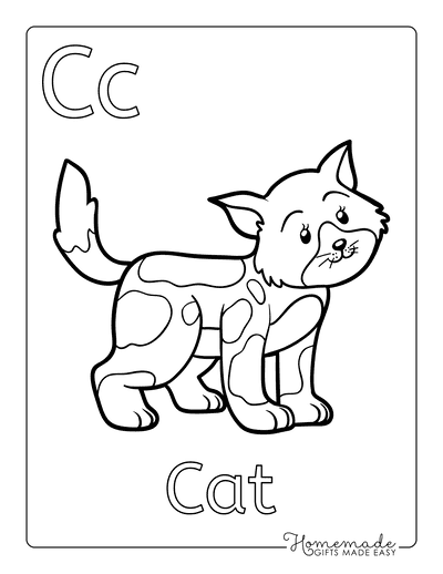 Free printable alphabet coloring pages for kids