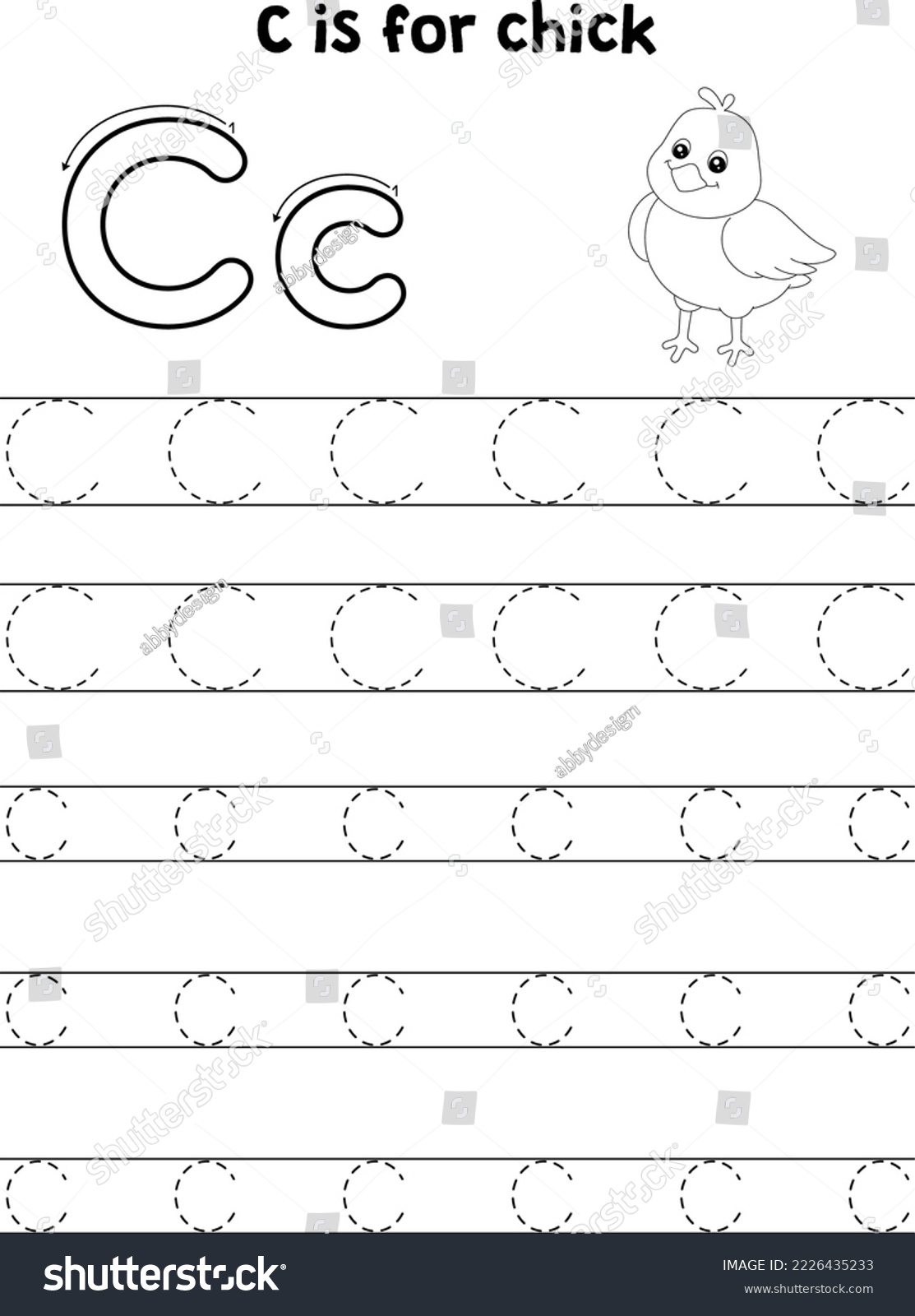 Trace letter c images stock photos d objects vectors