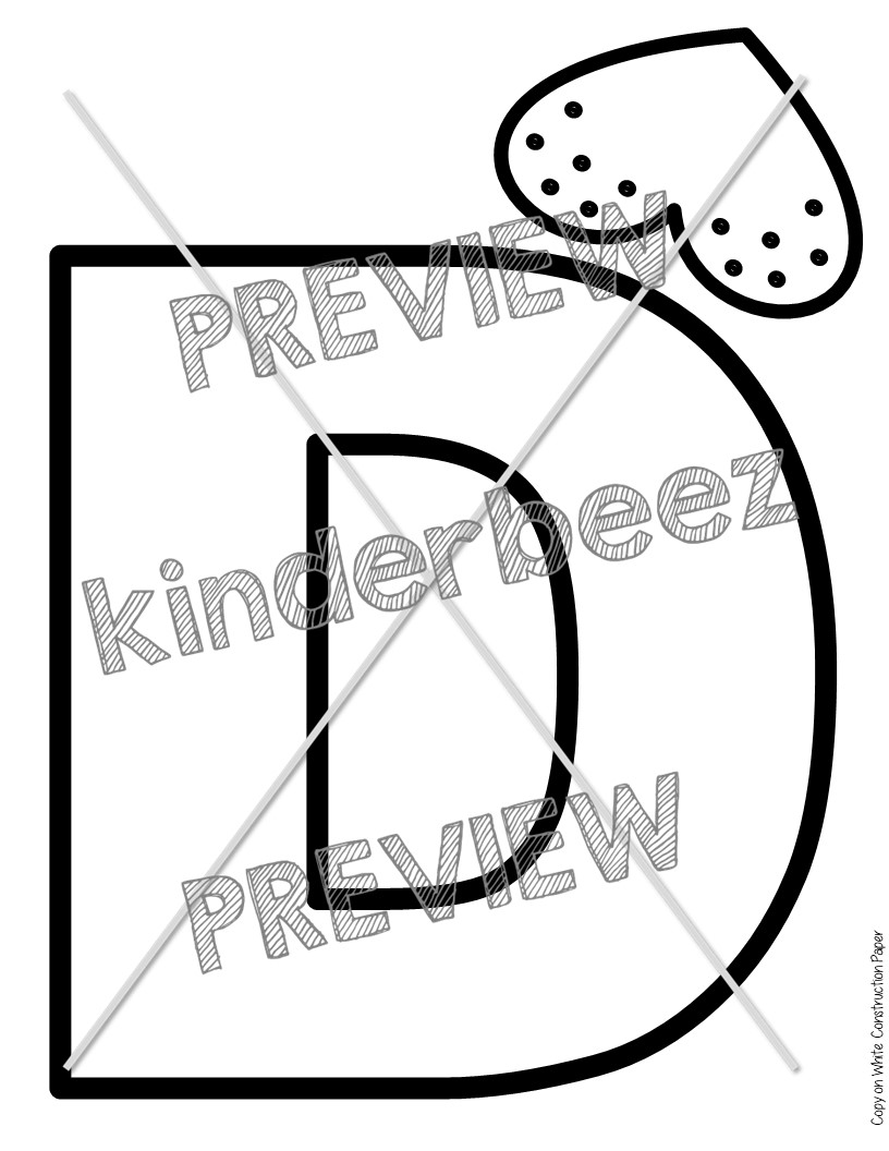 Letter d craft dd is for dog dog craft made by teachers