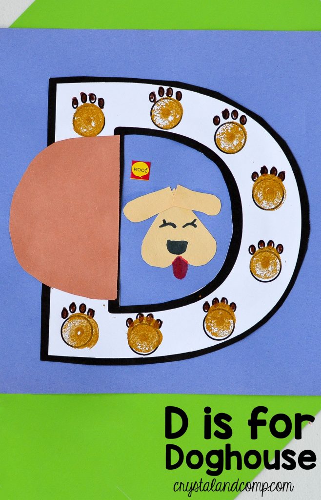 D is for doghouse craft
