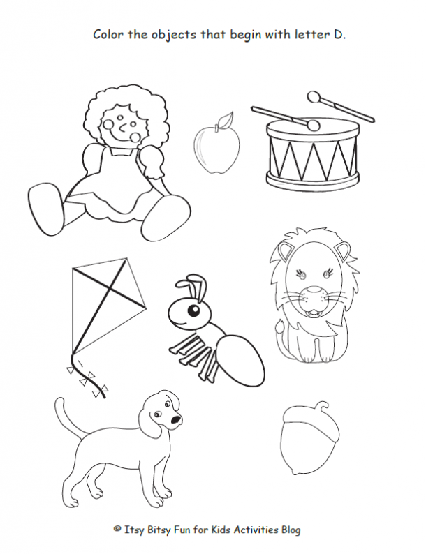 Free letter d worksheets for preschool kindergarten kids activities blog