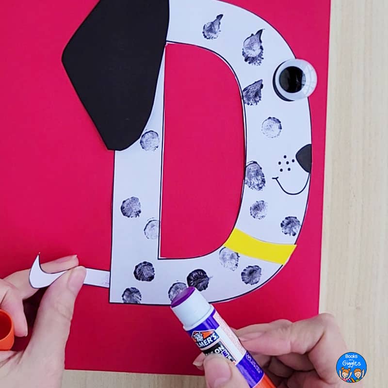 Letter d craft d is for dog dalmatian