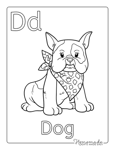 Free printable alphabet coloring pages for kids