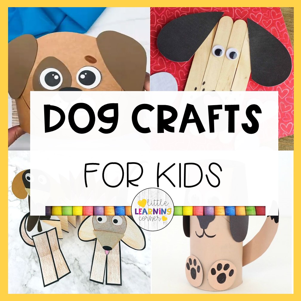 Dog crafts for toddlers and preschoolers