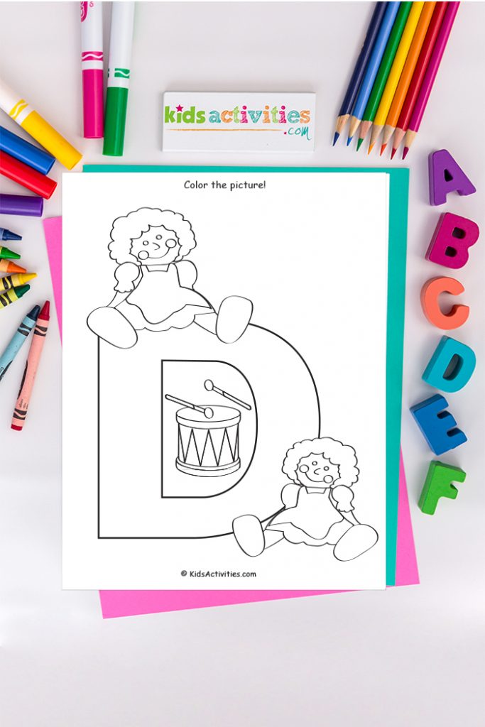 Free letter d worksheets for preschool kindergarten kids activities blog