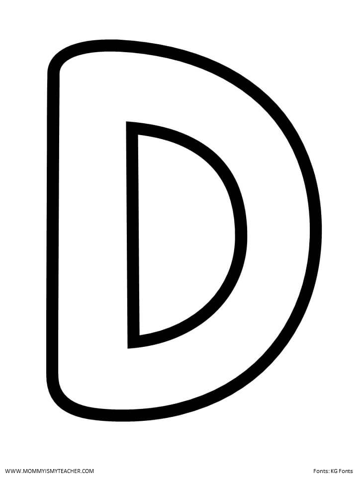 Letter d printables â mommy is my teacher