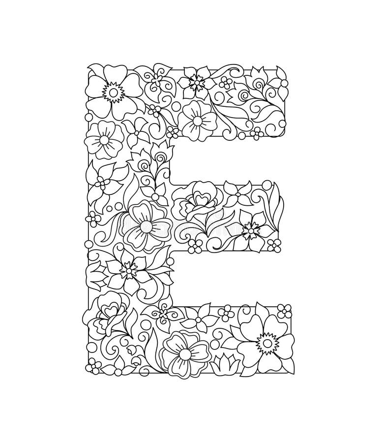 Coloring book letter e stock illustrations â coloring book letter e stock illustrations vectors clipart