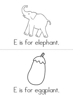 Letter e books