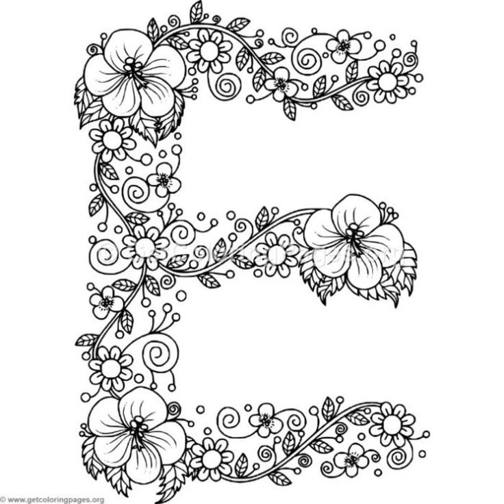 Printable alphabet coloring pages pdf